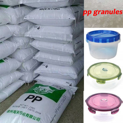 Granulés de résine plastique MFR50 PP pour conteneur de stockage de nourriture en plastique